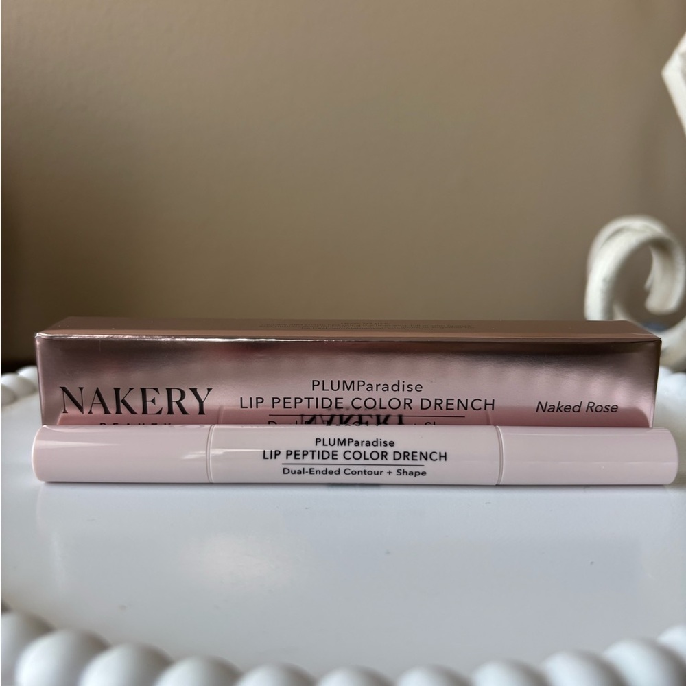 Nakery Lip Peptide Color Drench - Naked Rose